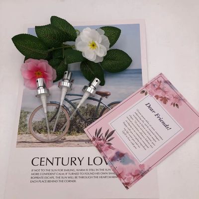 13 400 21 410 Perfume Crimp Pump Neck Anodizing Aluminum Matte Silver