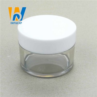 20ml 30g 30ml 2 Oz 1 Oz Clear Plastic Cosmetic Jars With Lids Small Cosmetic Sample Containers