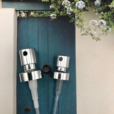 13 400 21 410 Perfume Crimp Pump Neck Anodizing Aluminum Matte Silver