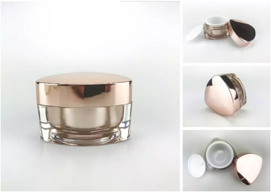 Purple Black Brown Empty Plastic Cosmetic Cream Jars Double Wall 5ml 50ml 10 Oz 10 Gram Plastic Containers