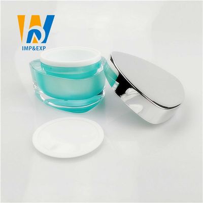 Purple Black Brown Empty Plastic Cosmetic Cream Jars Double Wall 5ml 50ml 10 Oz 10 Gram Plastic Containers